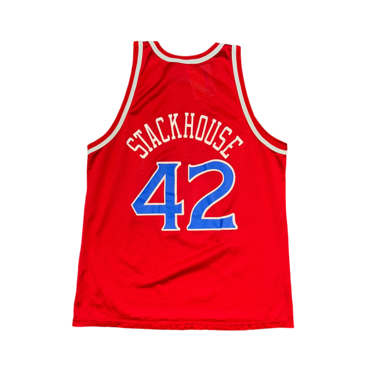 Champion Philadelphia 76ers Jerry Stackhouse Jersey Sz XL