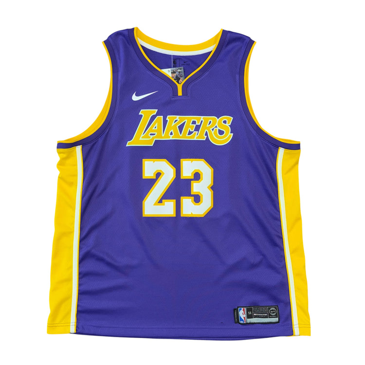 Nike Swingman Los Angeles Lakers Statement Lebron James Jersey Sz 2X