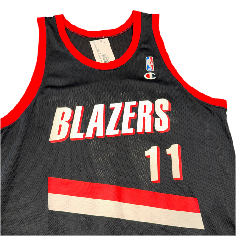 Champion Portland Trail Blazers Arvydas Sabonis Jersey Sz XL
