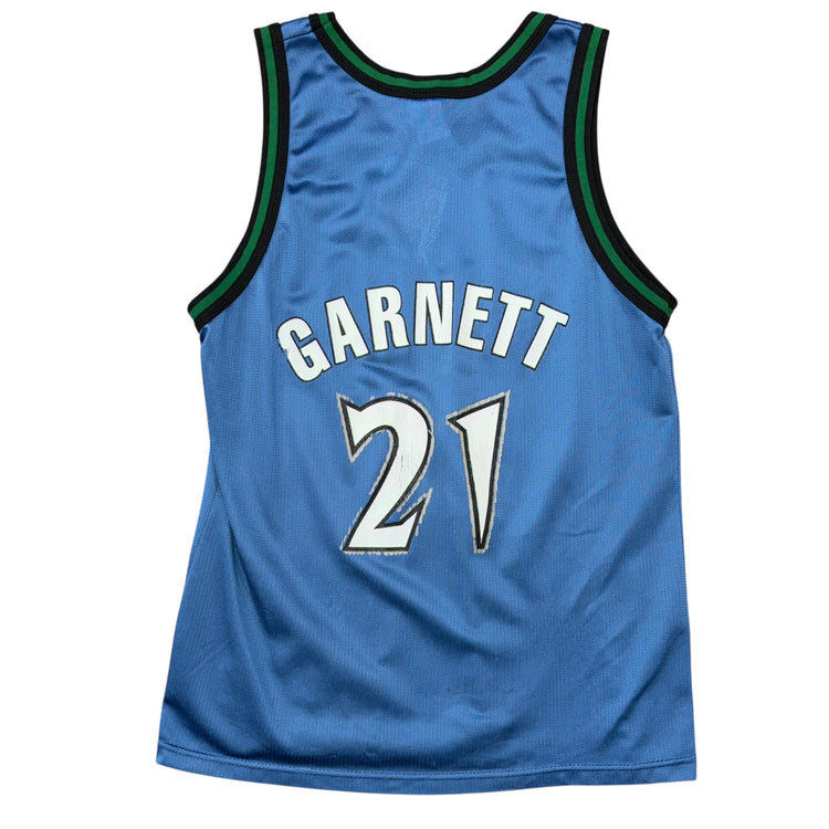 Champion 90’s Minnesota Timberwolves Kevin Garnett Away Jersey Sz M