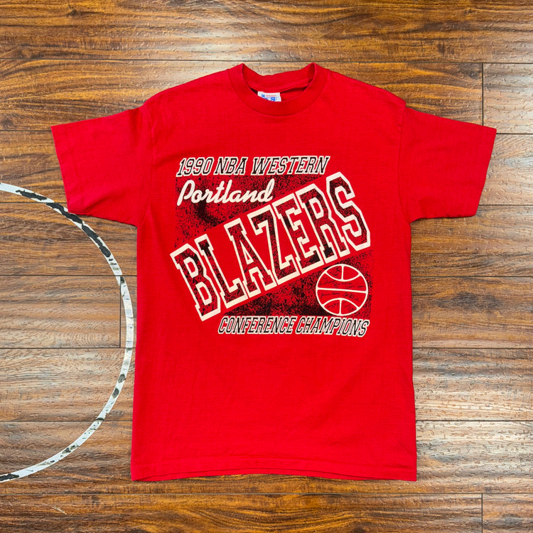 1990 Portland Trail Blazers WCC Tee Sz L