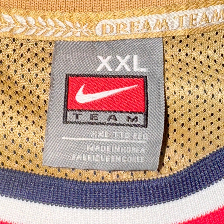 Nike USA Clyde Drexler Jersey Sz 2X