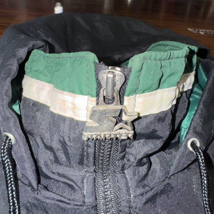 Starter Miami Hurricanes Puffer Jacket Sz M