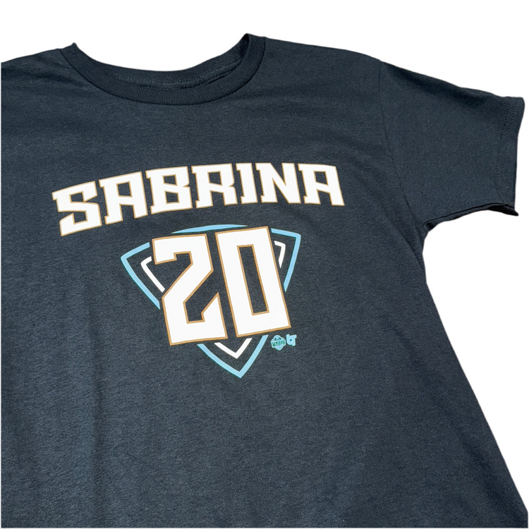 NWT Sabrina Ionescu NY Liberty Jersey Tee Sz YM