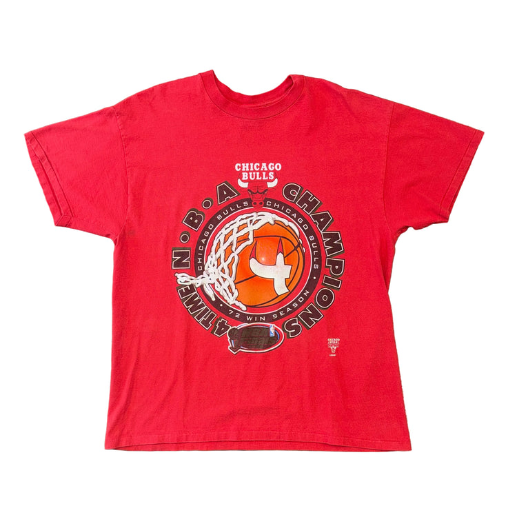 Delta Chicago Bulls 72-10 4X Champs Tee Sz XL