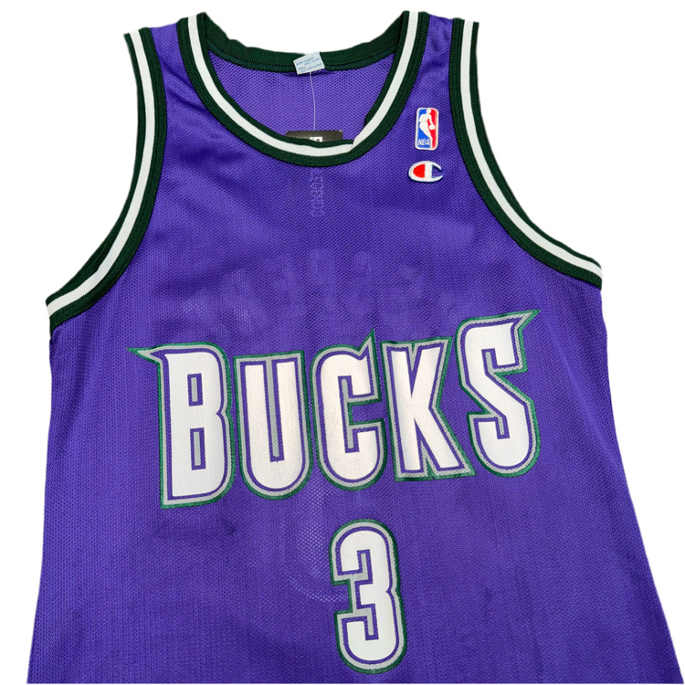 Champion Milwaukee Bucks Shawn Respert Jersey Sz M