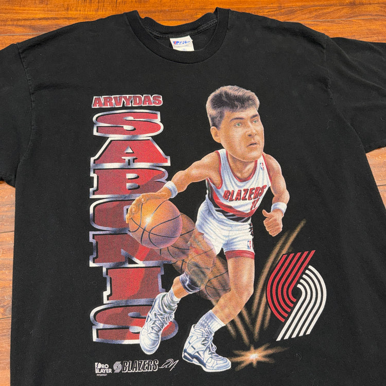 Pro Player Portland Trail Blazers Arvydas Sabonis Bigface Sz 2X