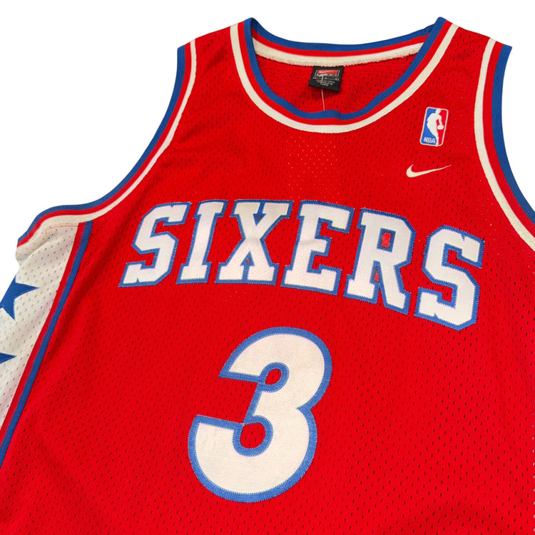Nike 00's Philadelphia 76ers Allen Iverson Jersey Sz L