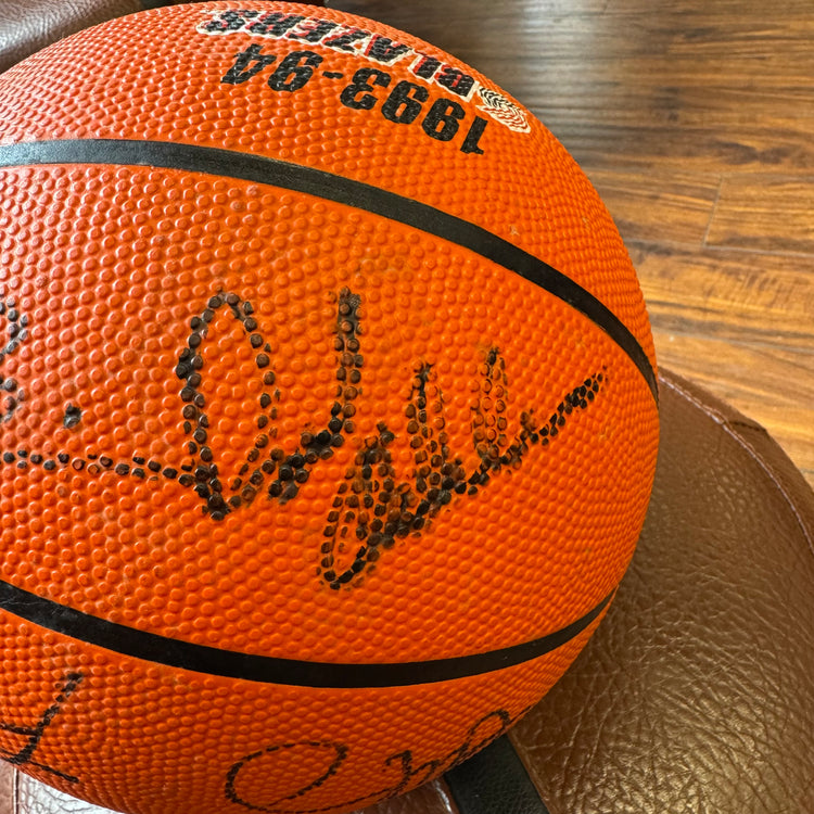 Blazers 1993-94 Team Autographed Ball