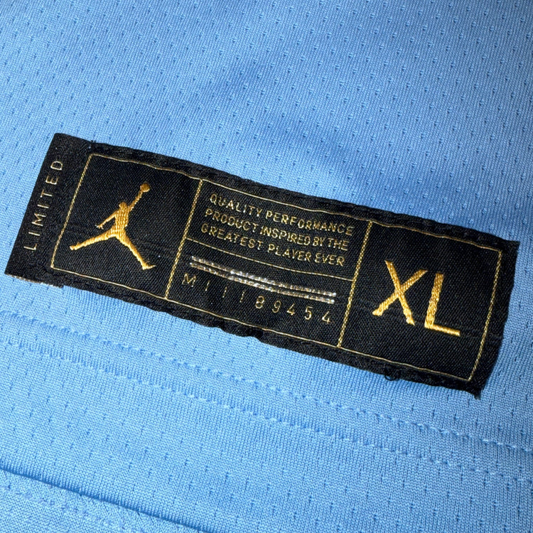 Jordan Limited Edition UNC Tar Heels MJ Jersey Sz XL