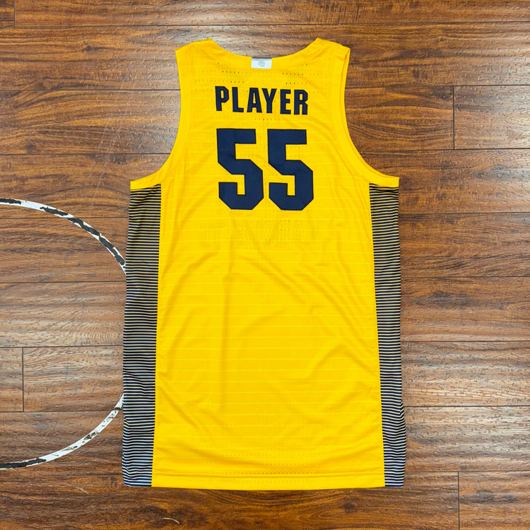 Jordan Team-Issued Yellow Maquette Jersey Sz XL + 4 Length