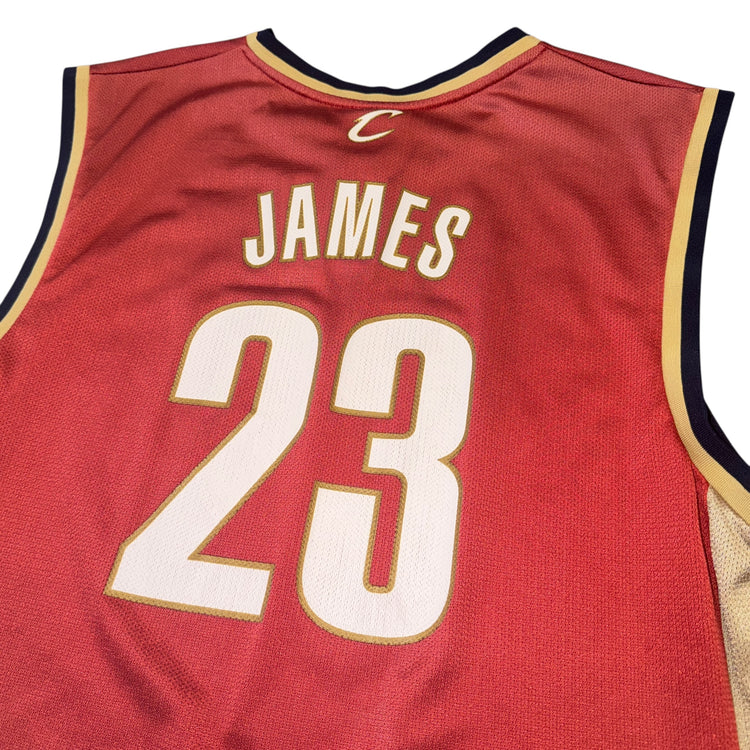 Reebok Cleveland Cavaliers Away LeBron James Jersey Sz L