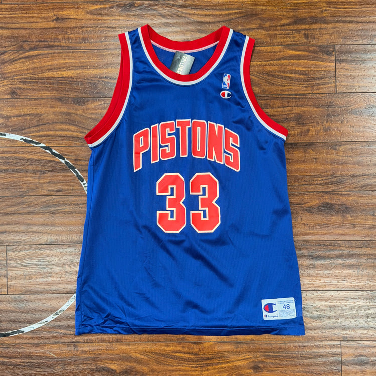 Champion Detroit Pistons Grant Hill Jersey Sz XL