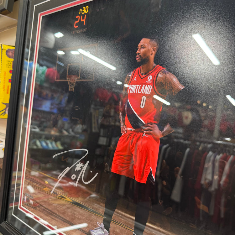 Beckett Authentic Damian Lillard Autographed Framed Photo