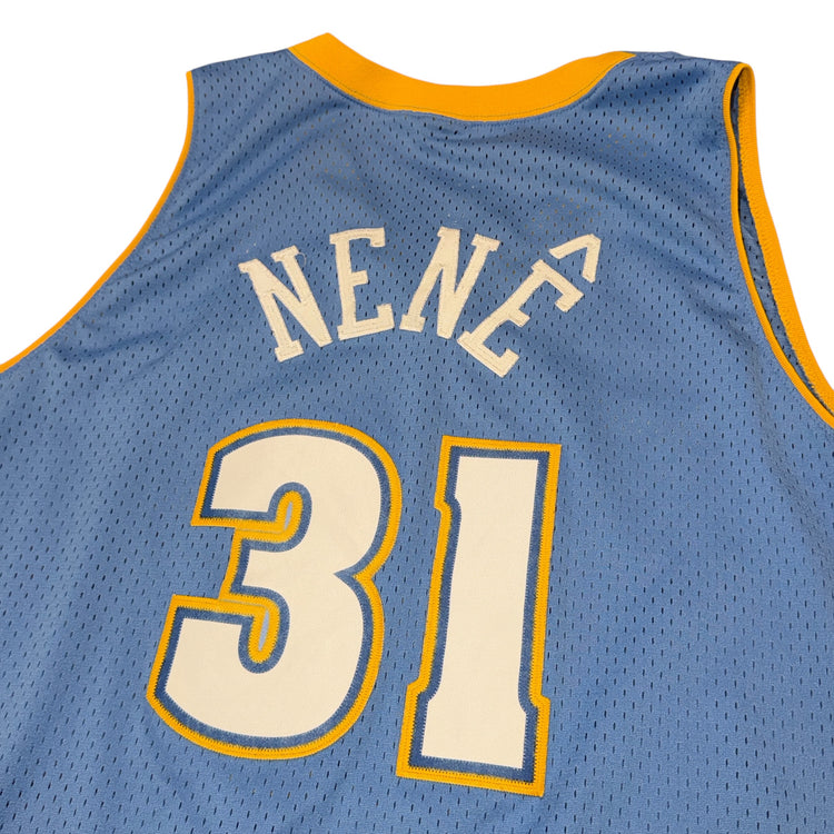 Nike 00's Denver Nuggets Away Nene Jersey Sz 2X