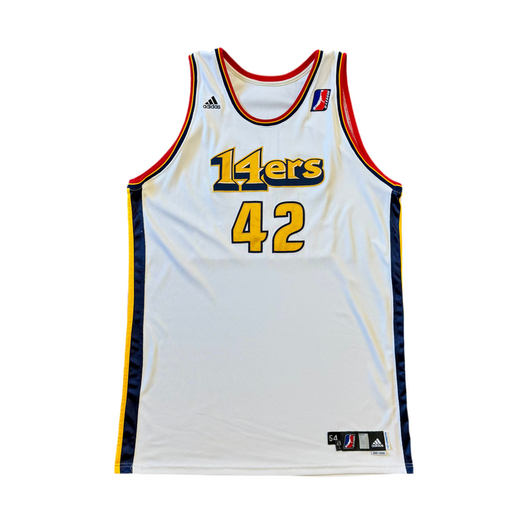 Adidas 2007-08 D-League 14ers Game Worn John Thomas Jersey Sz 3X