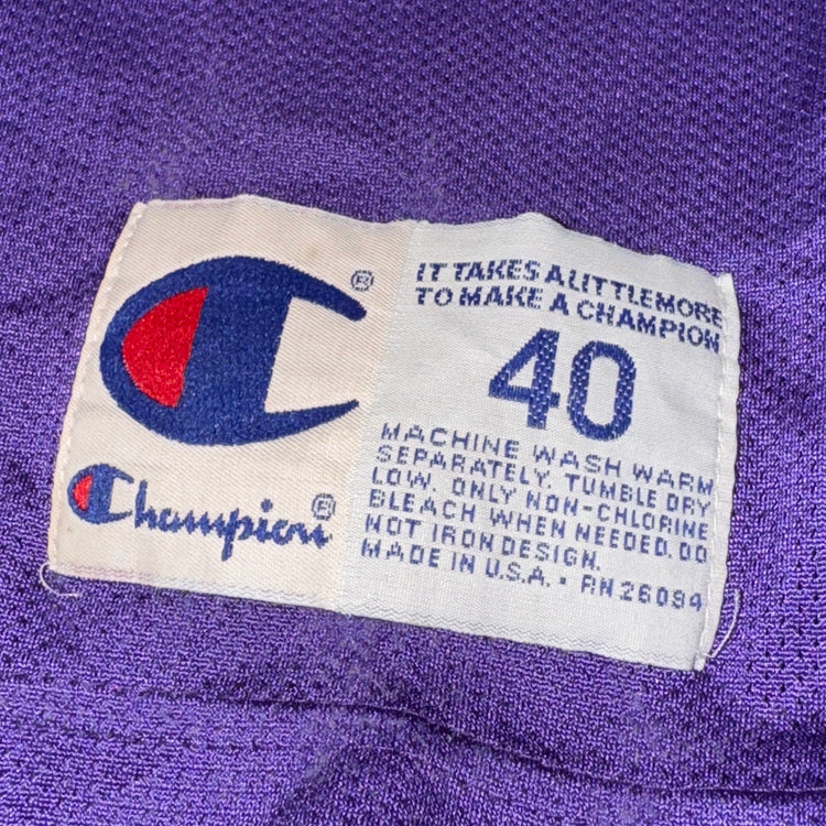 Champion Charlotte Hornets Mugsey Bogues Jersey Sz M