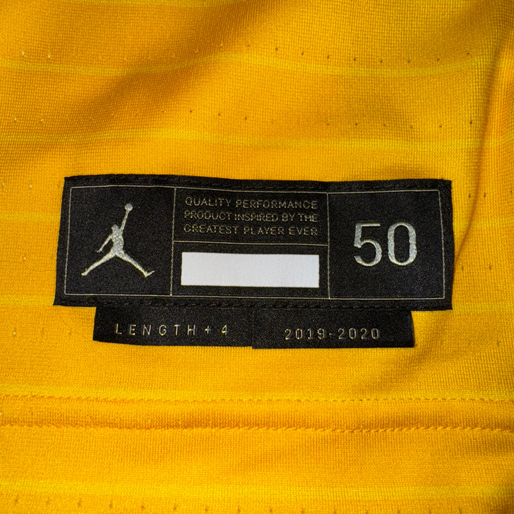 Jordan Team-Issued Yellow Maquette Jersey Sz XL + 4 Length