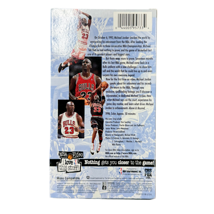 MJ The Ultimate Collection VHS 3 Pack