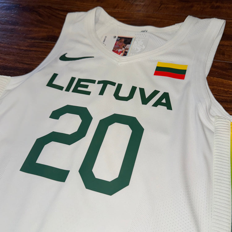 Nike 2020 Olympics Team Issued Lithuania SAMPLE Jersey Sz M + 4”