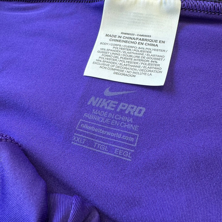 Nike Pro 3/4 Tights Purple Men’s 2X-Tall