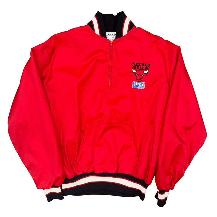 Delong Chicago Bulls 1988 All Star Lite Sponsor Jacket Sz L