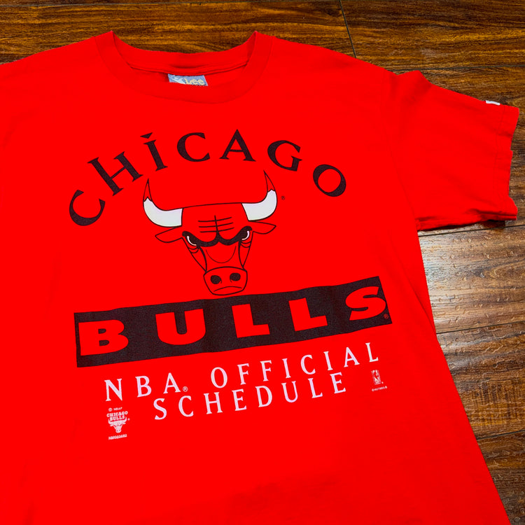 Lee 1995-1996 Chicago Bulls Schedule Sz L