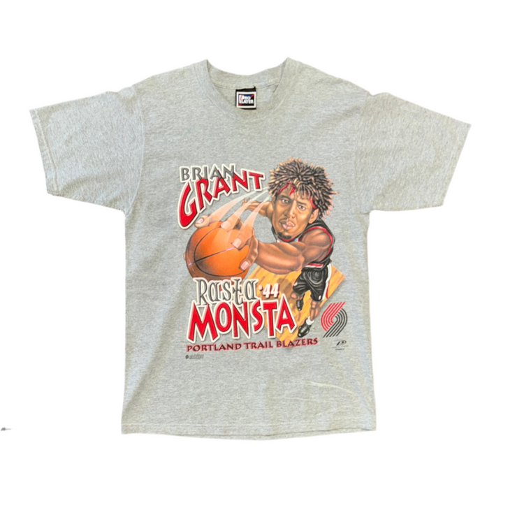 Pro Player Brian Grant Portland Trail Blazers Big Head Tee Sz M