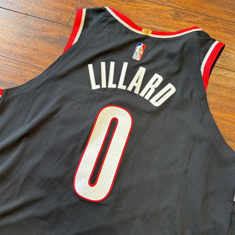 NWT Nike Dri-Fit Authentic Damian Lillard Jersey Sz XL