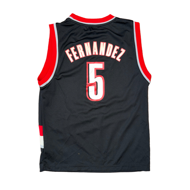 Adidas Portland Trail Blazers Rudy Fernandez Jersey Sz YM