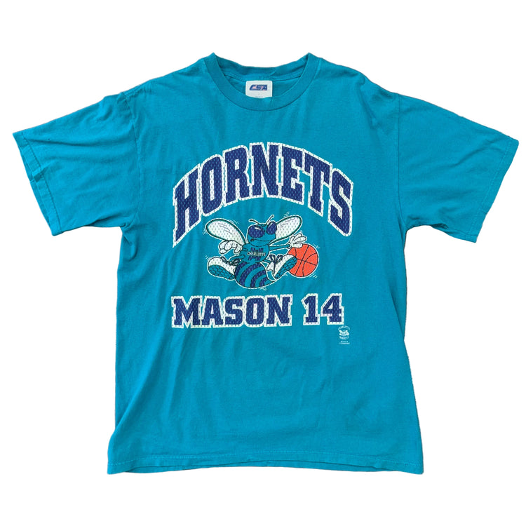 CSA 90’s Charlotte Hornets Anthony Mason Tee Sz L