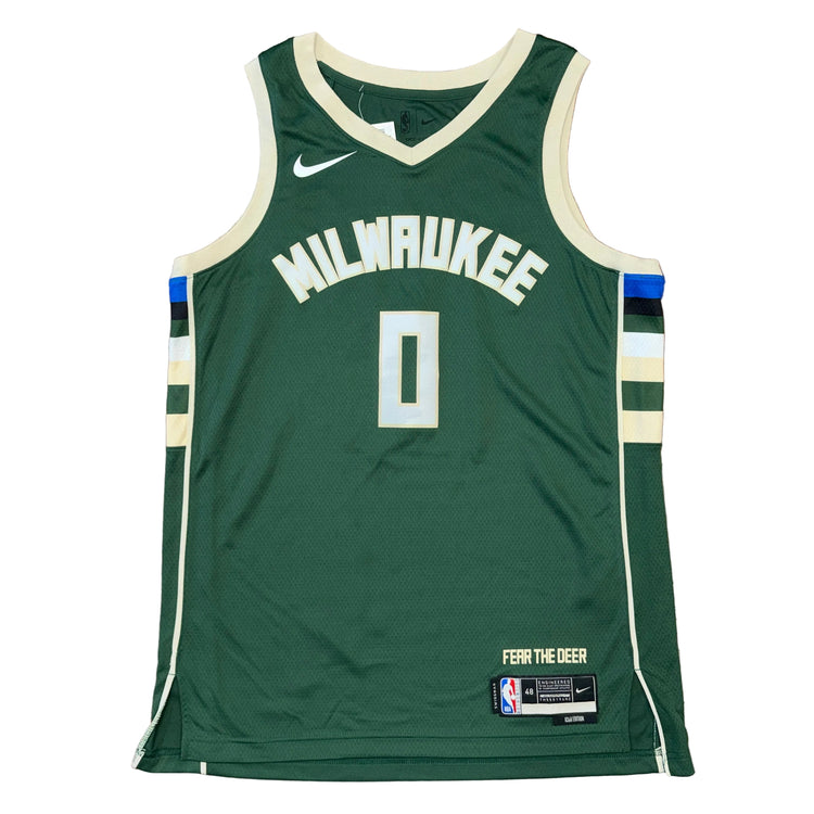 Nike Milwaukee Bucks Damian Lillard Jersey Sz L