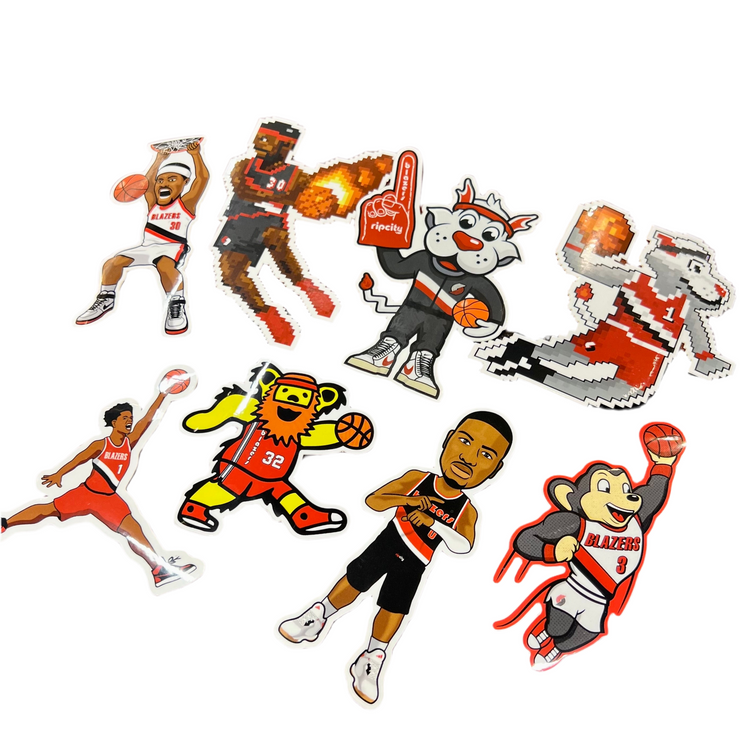 NBA Stickers by Eli Werthamer