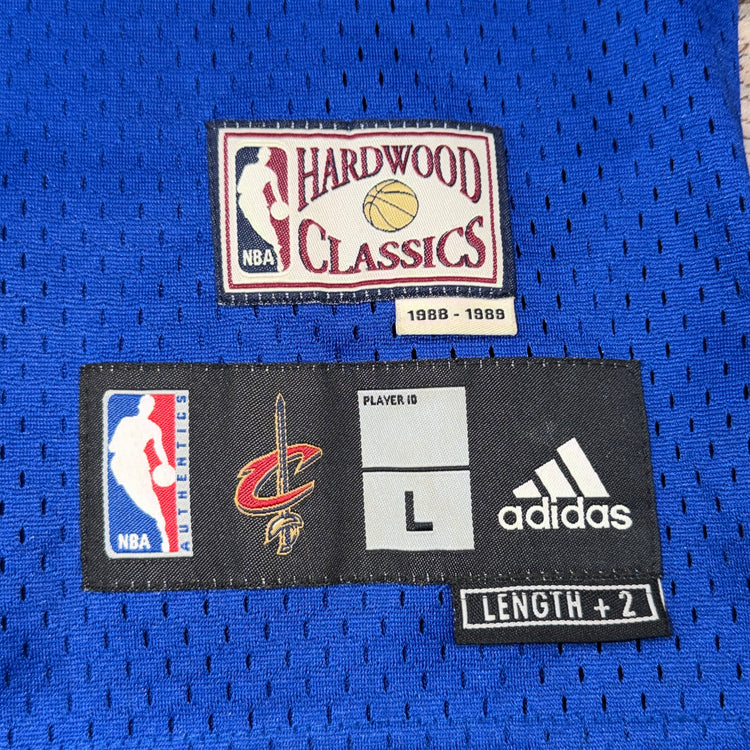 NWT Adidas Hardwood Classics 1988-89 Cleveland Cavaliers LeBron James Throwback Jersey Sz L