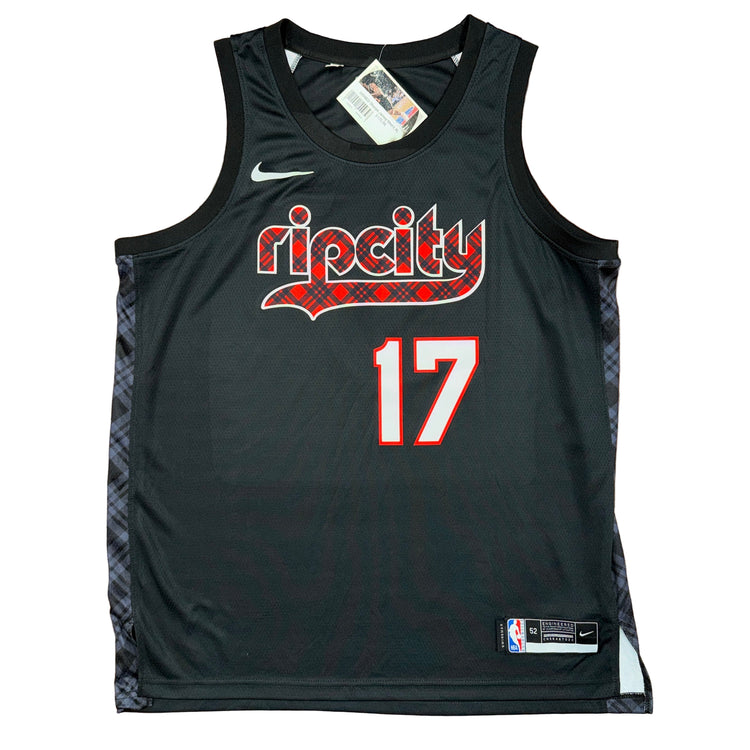 SIGNED Nike Portland Trail Blazers Shaedon Sharpe Jersey Men's XL