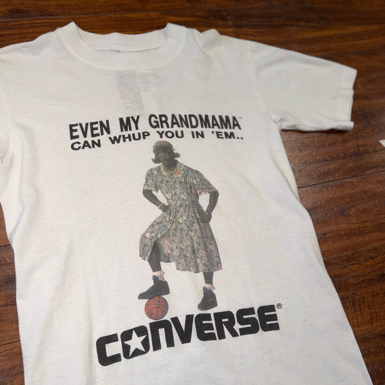 Converse Charlotte Hornets Larry Johnson Tee Sz XL