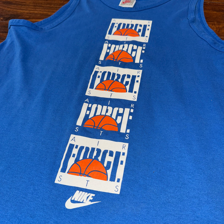 Nike Singed Terry Porter Tank Sz M