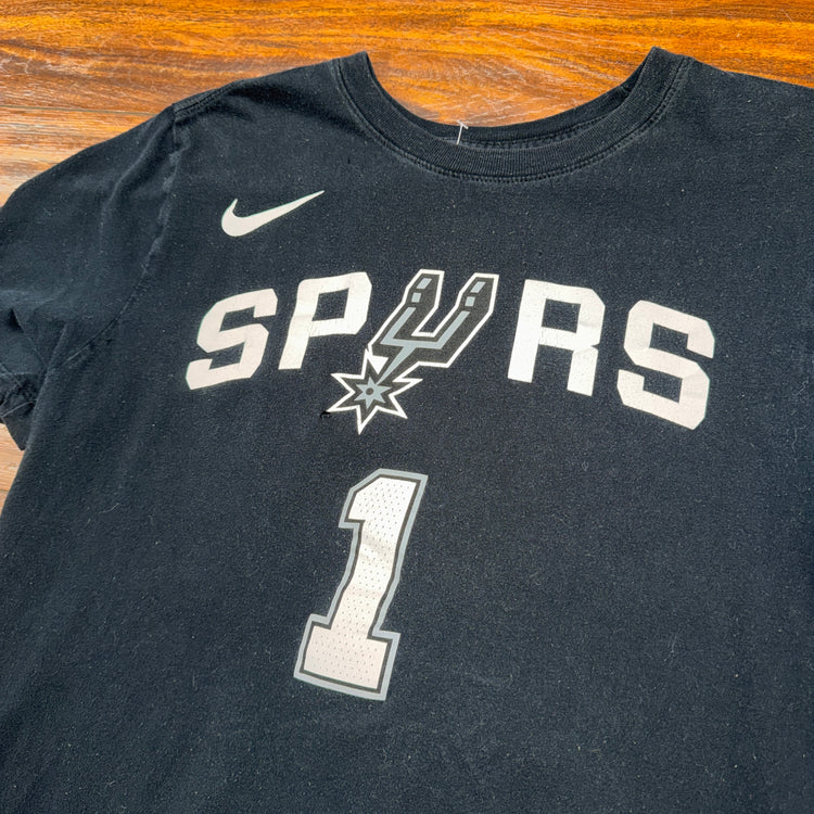 Nike San Antonio Spurs Victor Wembanyama Jersey Tee Sz S