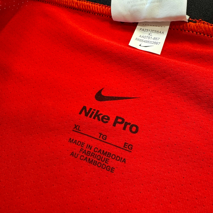 Nike Pro 3/4 Red Tights Men’s Multiple Sizes