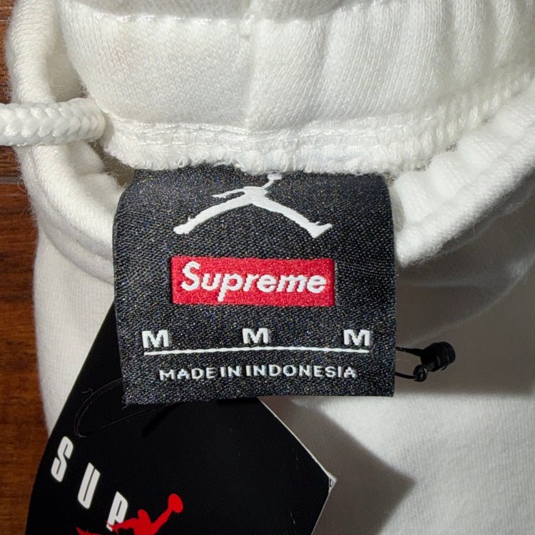 NWT Jordan Supreme Sweats White Sz M