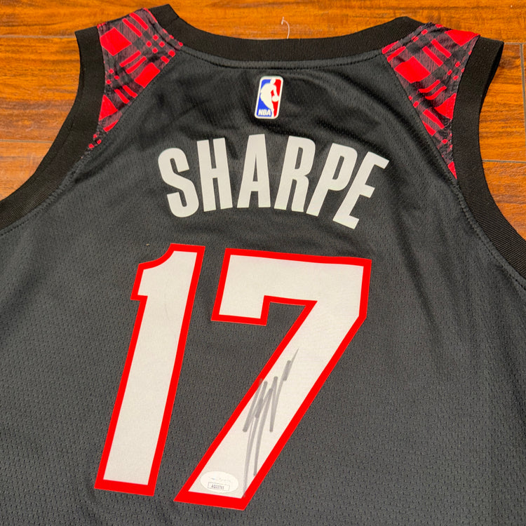 SIGNED Nike Portland Trail Blazers Shaedon Sharpe Jersey Men's XL