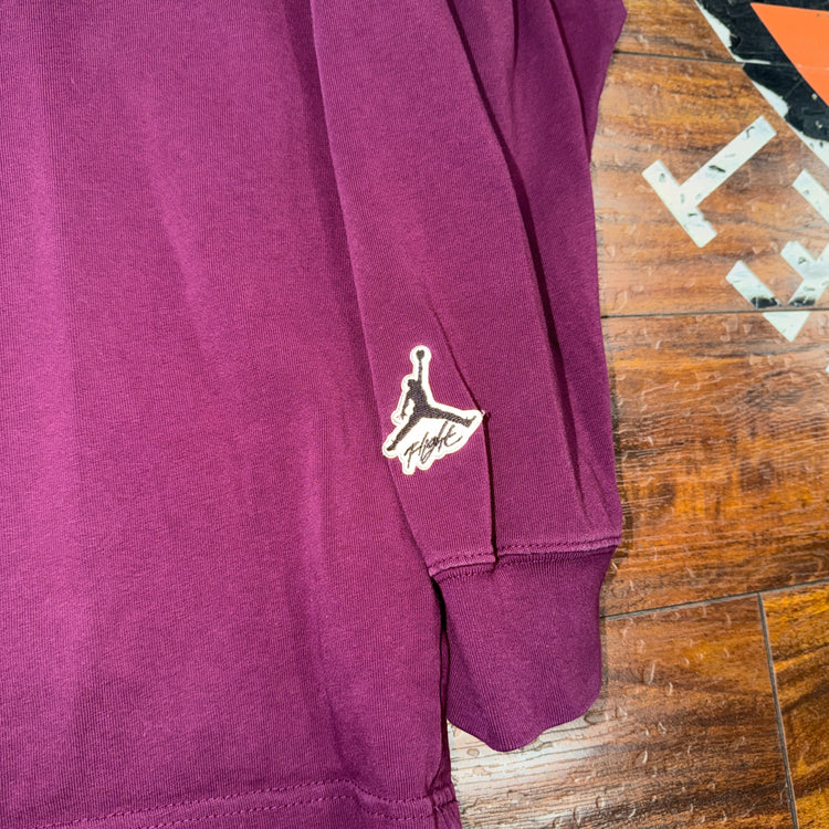 Jordan Maroon Flight Long Sleeve Sz XL