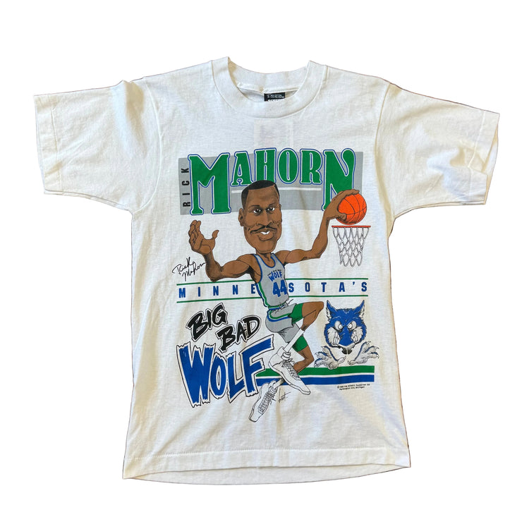 Salem Sportswear 1989 "Big Bad Wolf" Mahorn Tee Sz S
