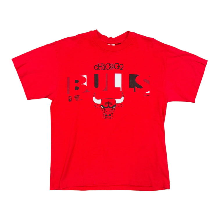 Hanes 90's Chicago Bulls Tee Sz L