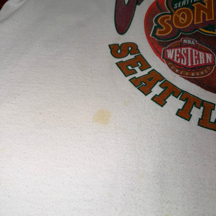 1996 Seattle Sonics WCC Tee Sz XL