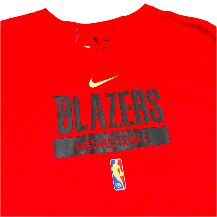 Nike Red Portland Trail Blazers Warm Up Sz 2X