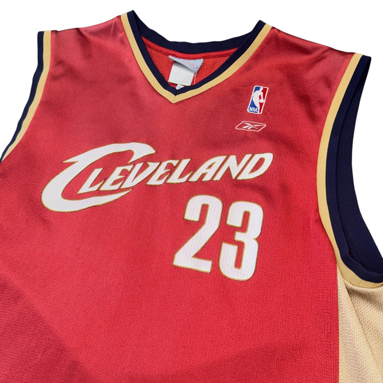 Reebok Cleveland Cavaliers Away LeBron James Jersey Sz L