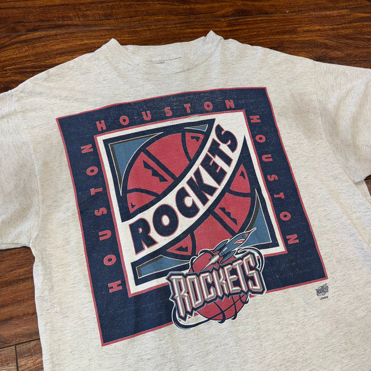 Logo 7 90's Houston Rockets Tee Sz XL