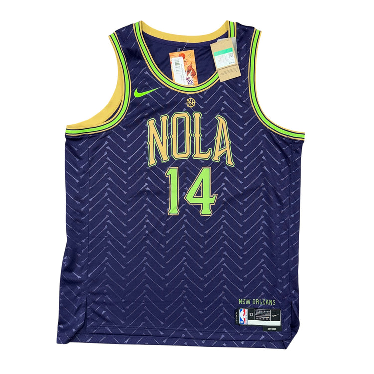 NWT Nike Swingman City Editon New Orleans Pelicans Brandon Ingram Jersey Sz XL