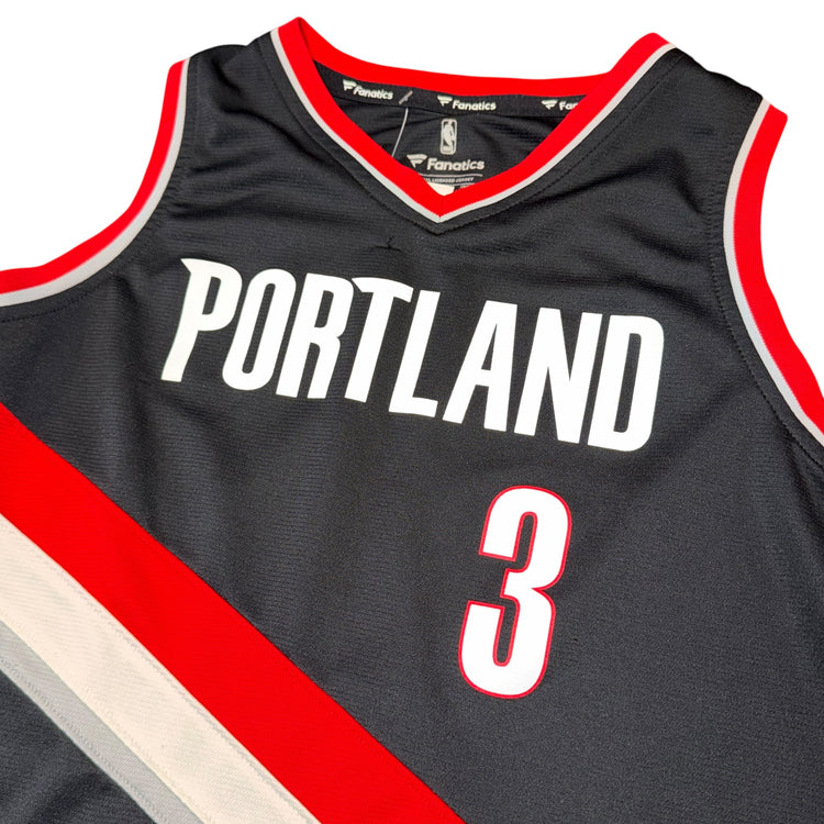 Fanatics Portland Trail Blazers CJ McCollum Jersey Sz YM